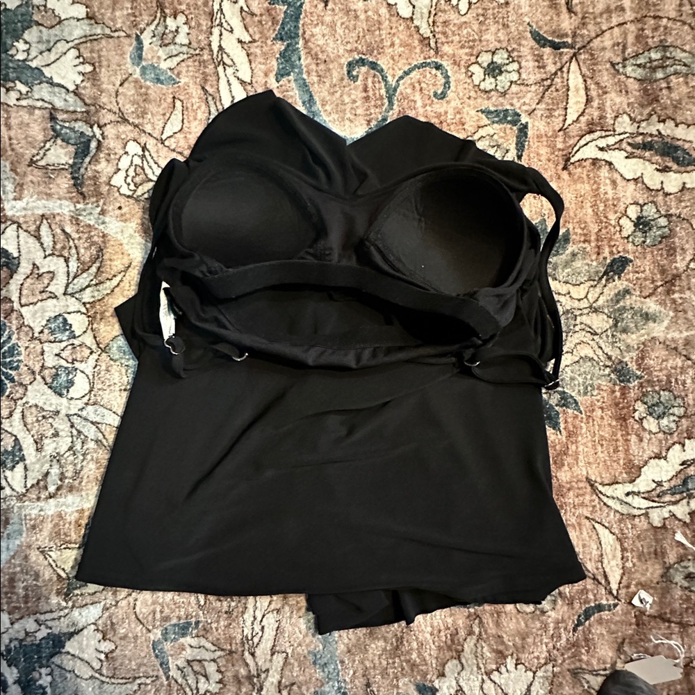 Layered Ruffle Tankini Top - Picture 2 of 4